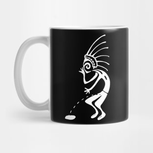 Kokopelli toilet m white Mug